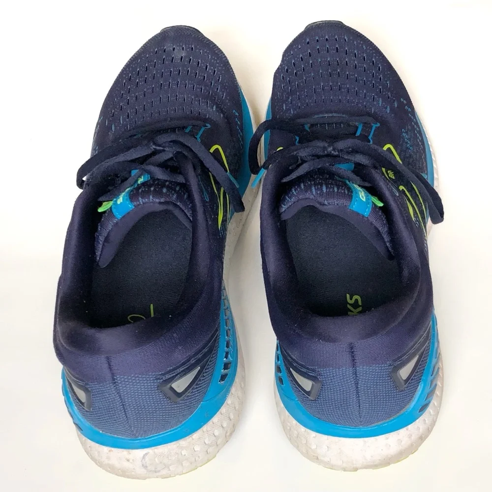 Brooks Glycerin 19 Blue and Yellow Running Shoes Men’s Size 11.5